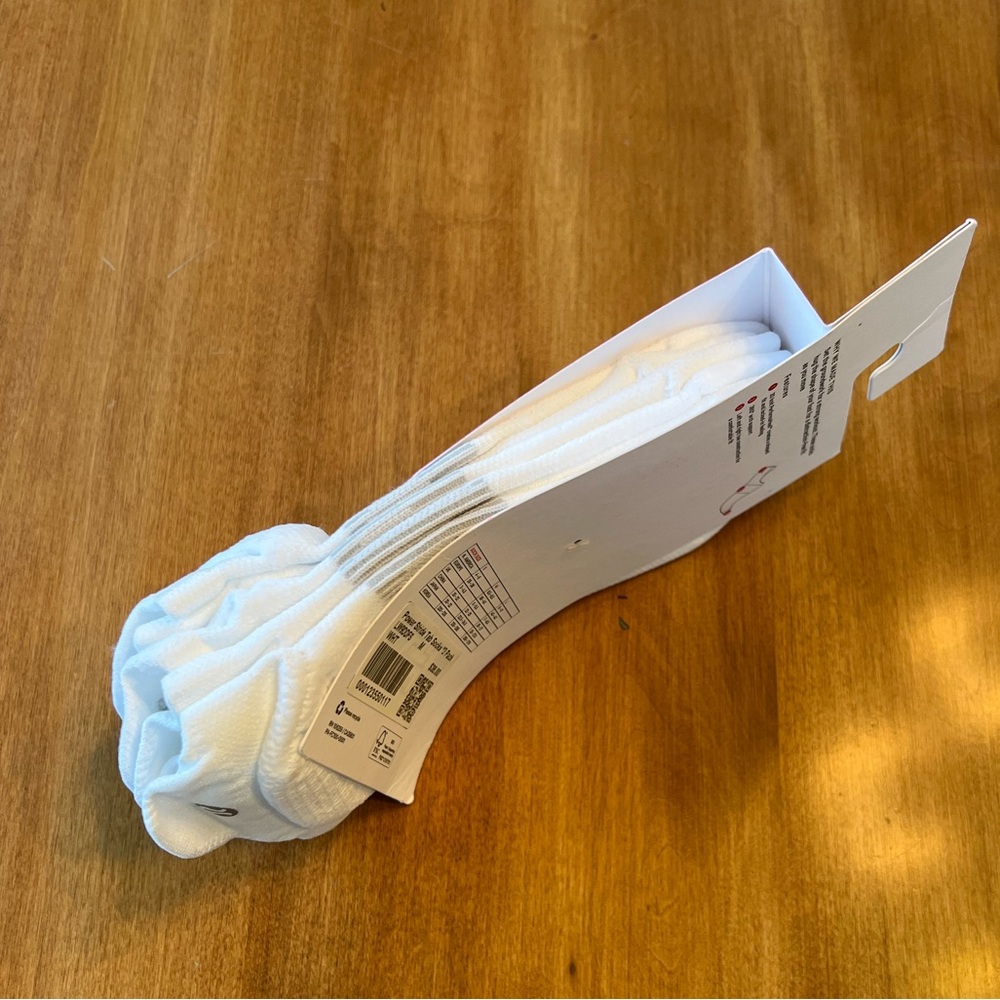 Lululemon Power Stride Socks 3-Pack White - Picture 3 of 4